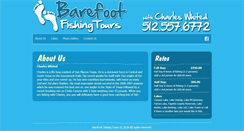 Desktop Screenshot of barefootfishingtours.com